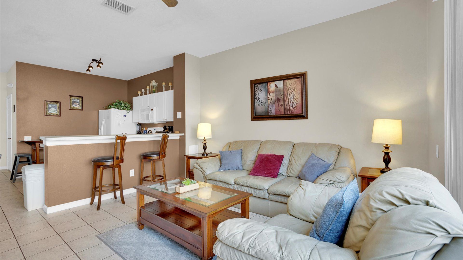 2 Windsor Palms Resort 3 Bed Townhouse Living Area