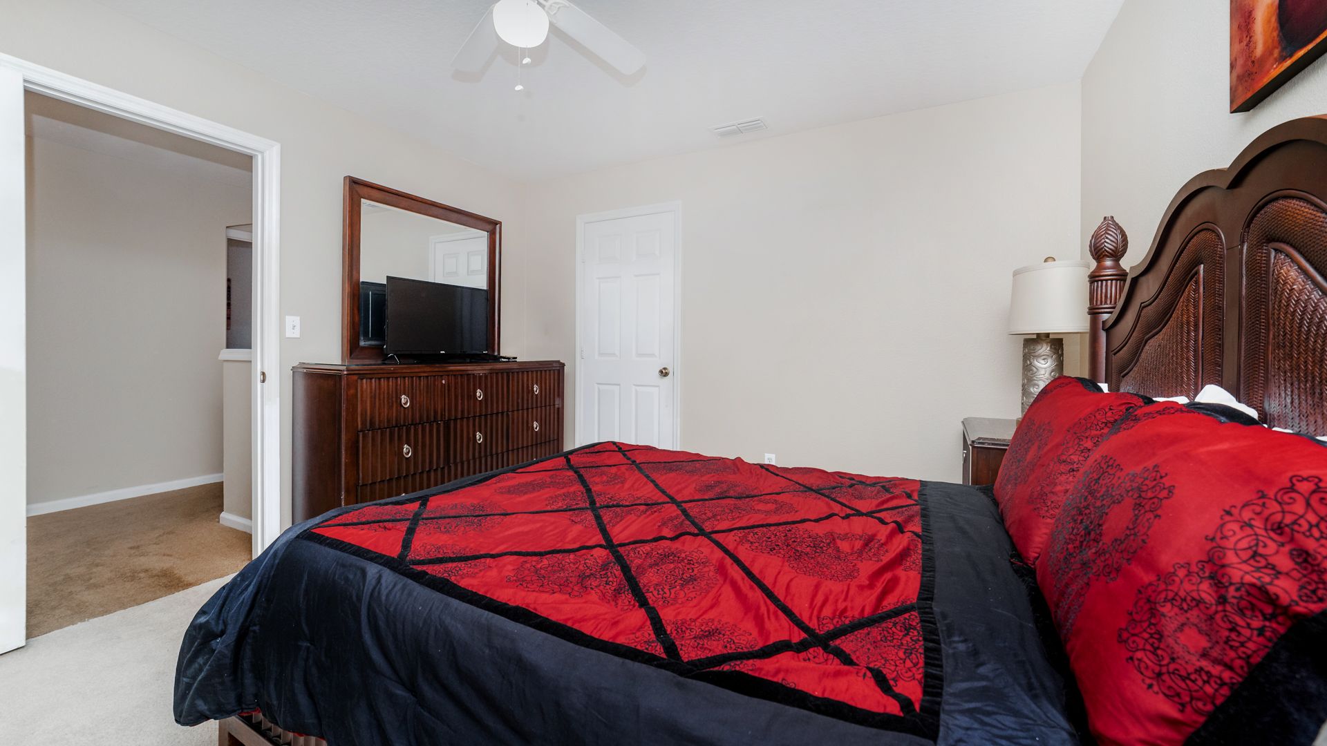 6 Windsor Palms Resort 6 Bed Pool Home Master Bedroom